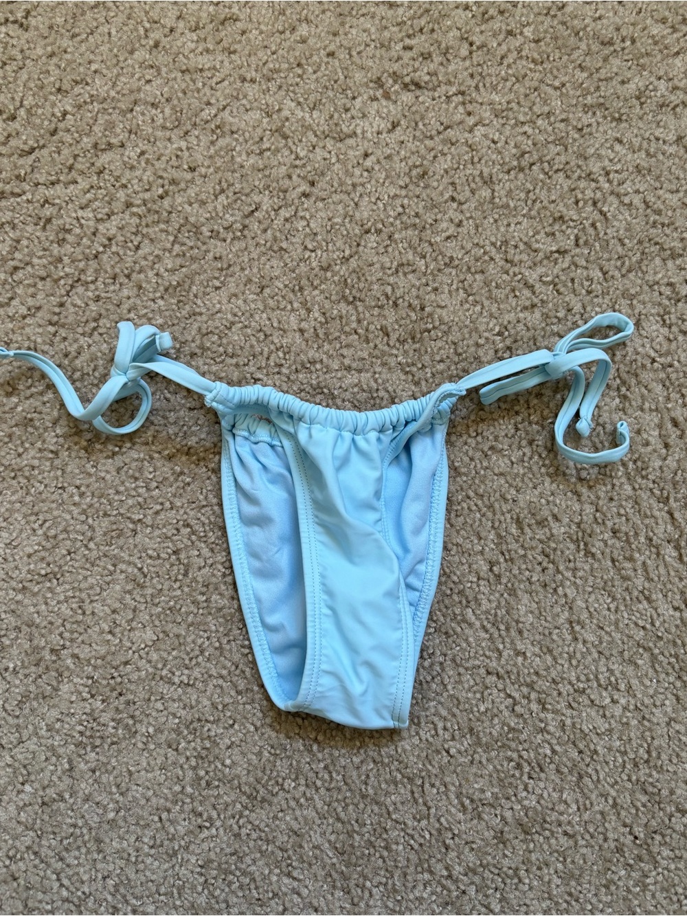 Light Blue Adjustable String Bikini